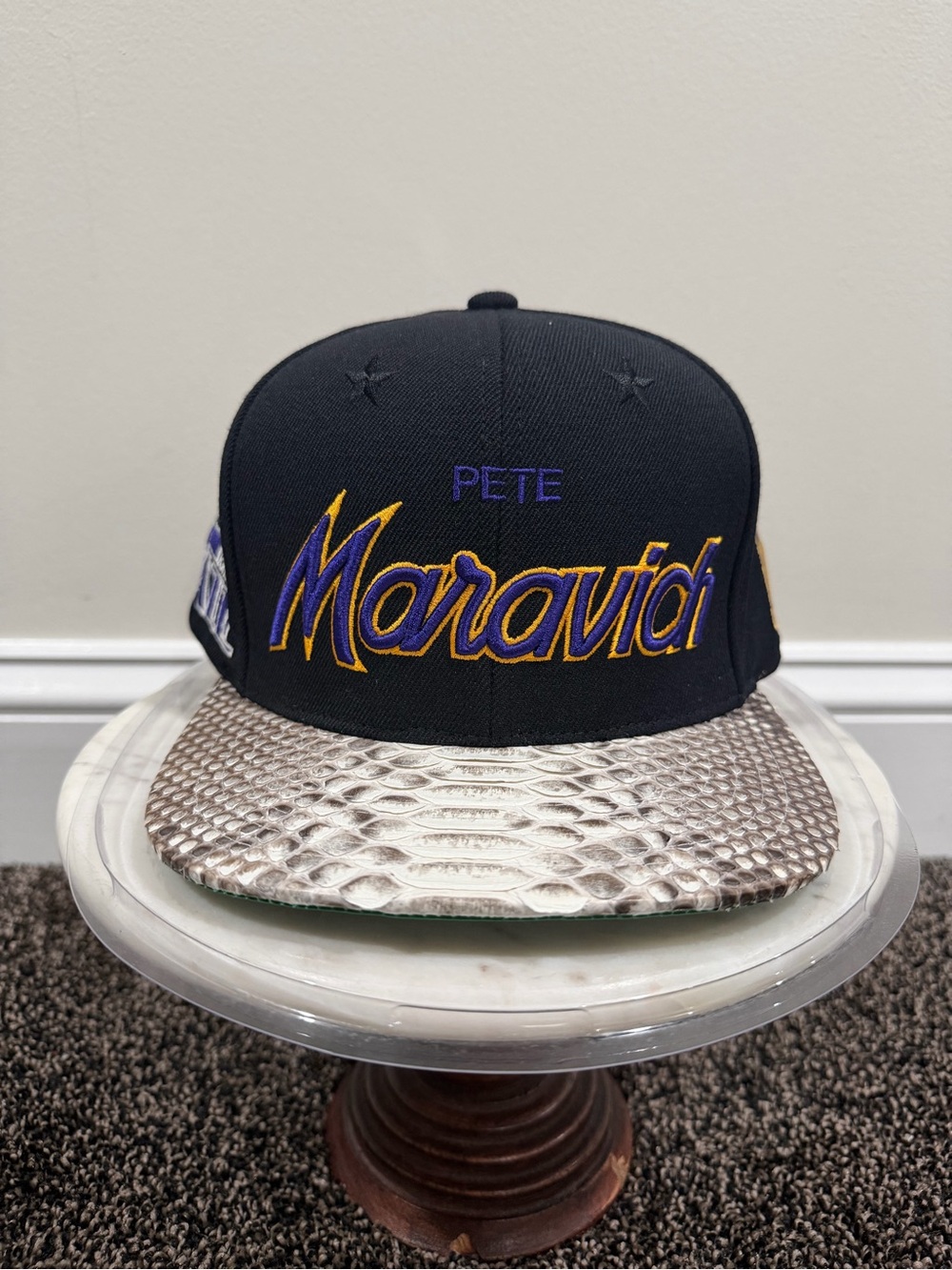 Just Don x Mitchell & Ness NBA Utah Jazz Pete Maravich Black Hat